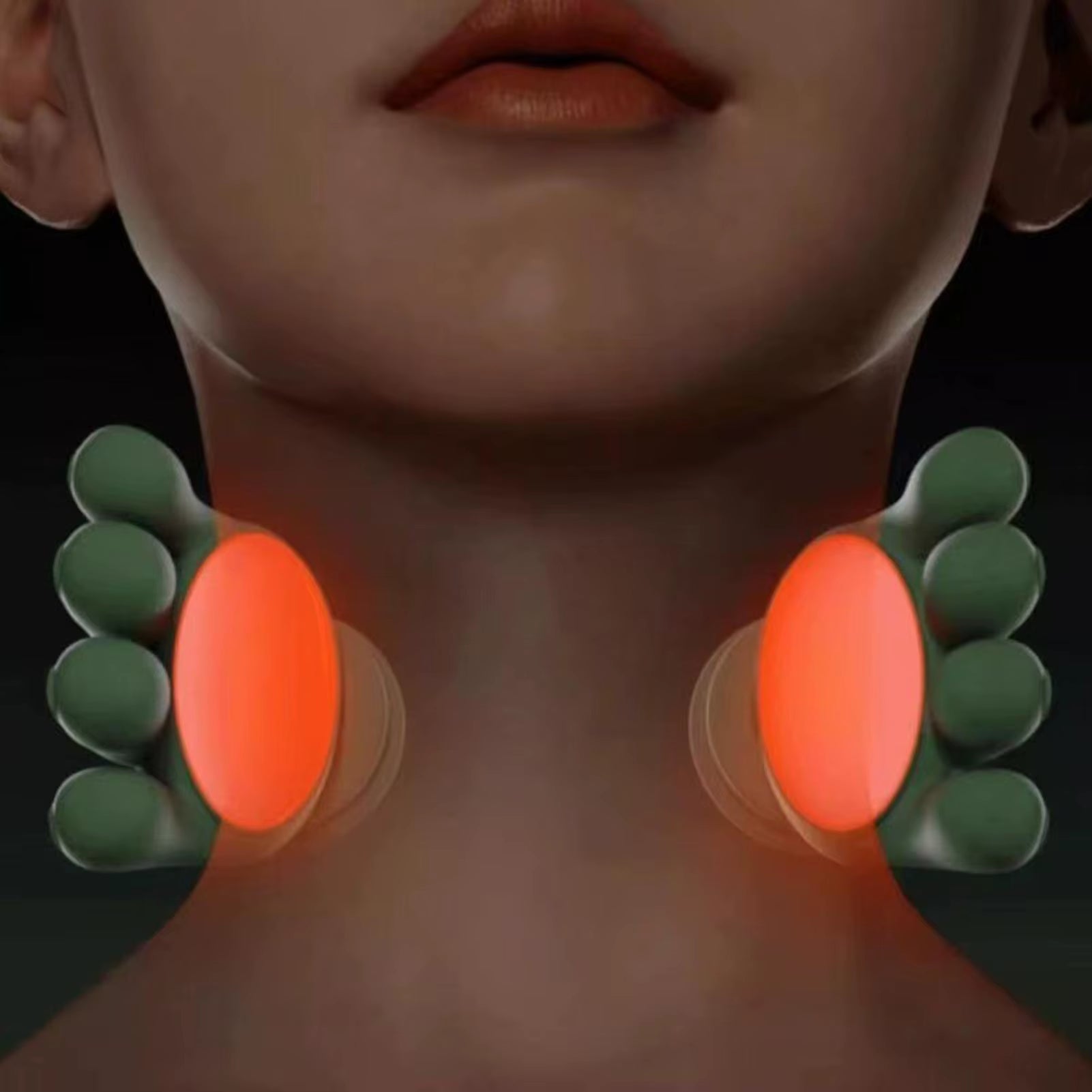 2025 NEW Finger Pressure Neck Massager Heated Back and Shoulder Massager Electric Kneadings Neck Deep Massage Muscle Relax